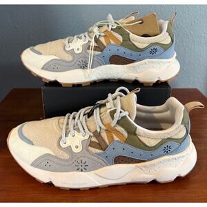 Flower Mountain KAISO Sz 8.5 Multi Color Mixed Patterns with Suede Shoes | NWT